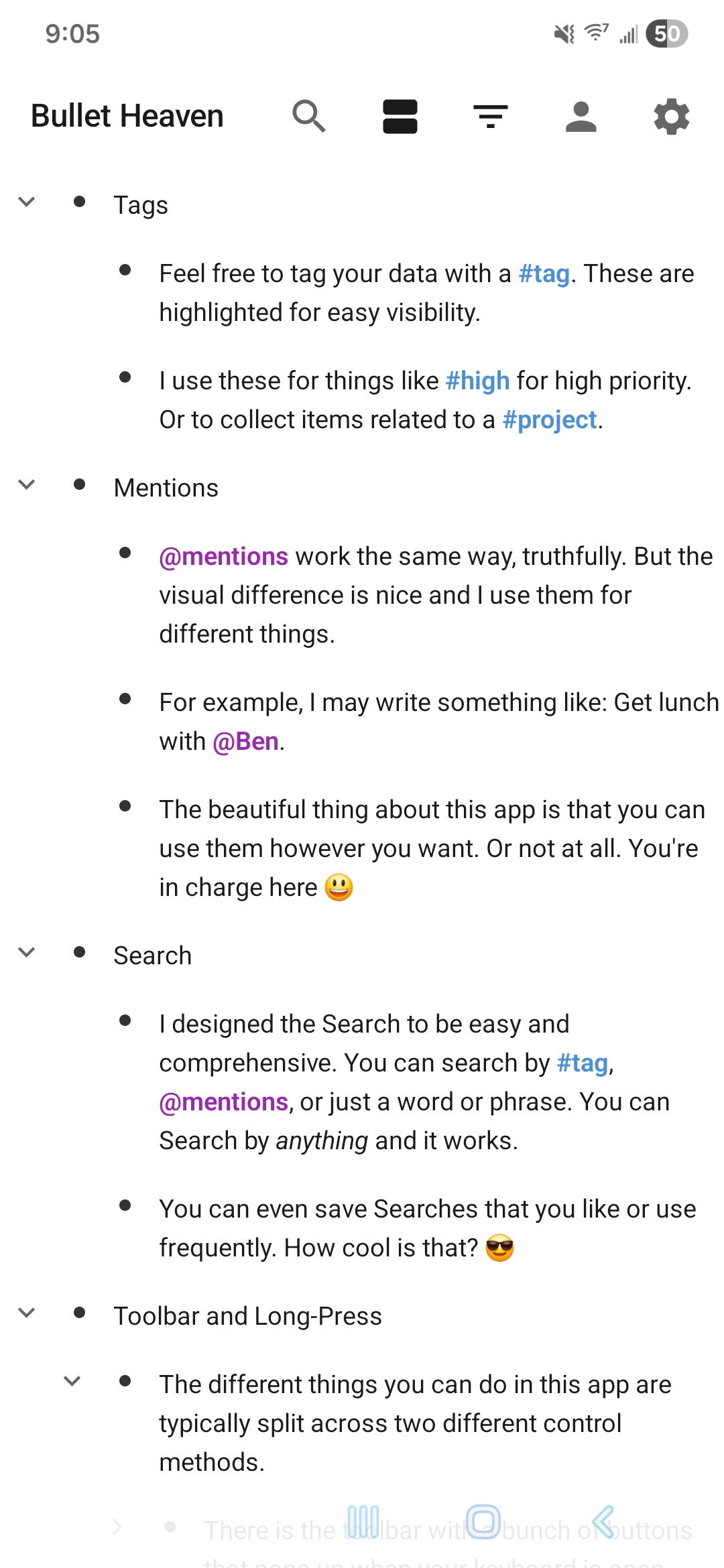Bullet Heaven outline screenshot